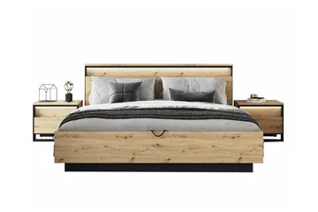 Rathmore Sängram 180x200 cm Black - Møbler - Senger - Sengeramme & sengestamme