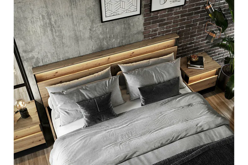 Rathmore Sängram 180x200 cm Black - Møbler - Senger - Sengeramme & sengestamme