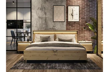 Rathmore Sängram 180x200 cm Black - Møbler - Senger - Sengeramme & sengestamme