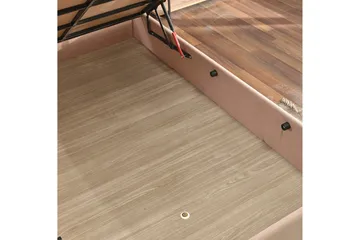 Reghum Sengeramme med Sengegavl 150x200 cm - Lysebrun - Møbler - Senger - Sengeramme & sengestamme