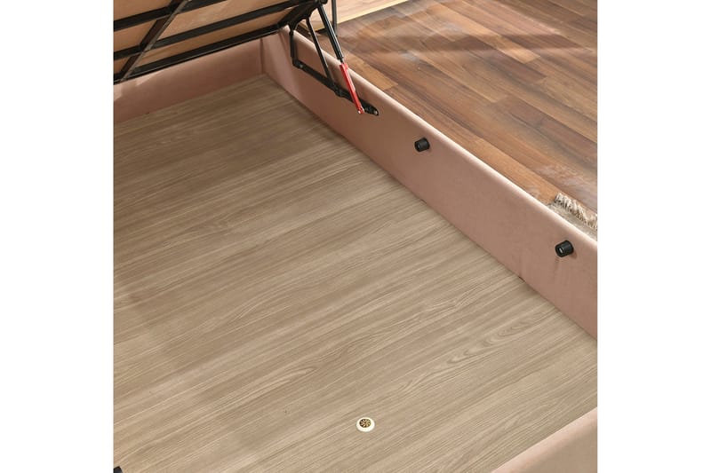 Reghum Sengeramme med Sengegavl 160x200 cm - Lysebrun - Møbler - Senger - Sengeramme & sengestamme