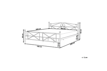 Rodez Dobbeltseng 160|200 Cm - Møbler - Senger - Sengeramme & sengestamme