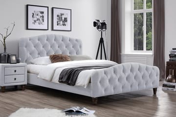 Sandra Seng Lys Beige - Møbler - Senger - Sengeramme & sengestamme