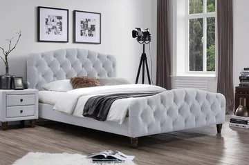 Sandra Seng Lys Beige - Møbler - Senger - Sengeramme & sengestamme