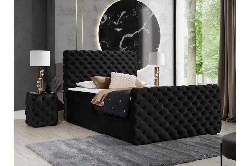 Sängram Almancil 200x200 cm - Møbler - Senger - Sengeramme & sengestamme