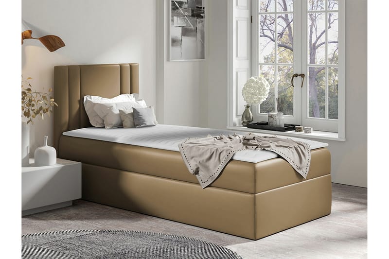 Sängram Betvallen 100x200 cm - Beige - Møbler - Senger - Sengeramme & sengestamme