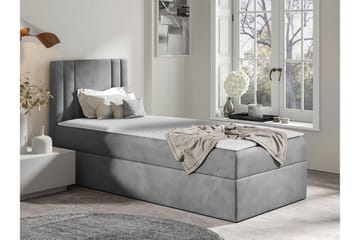 Sängram Betvallen 80x200 cm - Lysegrå/Mørkegrå - Møbler - Senger - Sengeramme & sengestamme