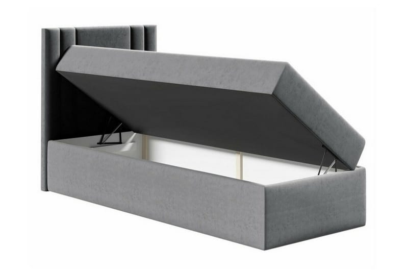 Sängram Betvallen 80x200 cm - Lysegrå/Mørkegrå - Møbler - Senger - Sengeramme & sengestamme