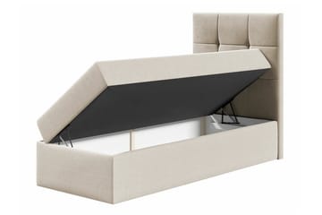Sängram Boisdale 100x200 cm - Beige - Møbler - Senger - Sengeramme & sengestamme