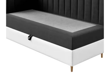 Sängram Boisdale 100x200 cm - Brun/Hvit - Møbler - Senger - Sengeramme & sengestamme