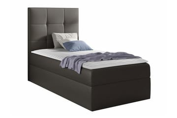 Sängram Boisdale 100x200 cm - Mørkegrå - Møbler - Senger - Sengeramme & sengestamme