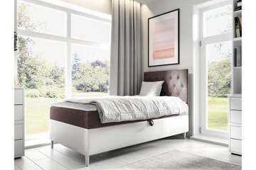 Sängram Boisdale 100x200 cm - Rosa/Hvit - Møbler - Senger - Sengeramme & sengestamme
