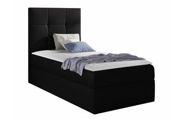 Sängram Boisdale 100x200 cm - Svart - Møbler - Senger - Sengeramme & sengestamme