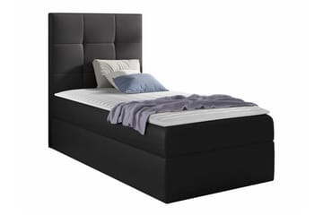 Sängram Boisdale 100x200 cm - Svart - Møbler - Senger - Sengeramme & sengestamme
