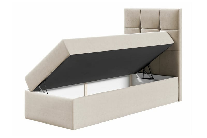 Sängram Boisdale 100x200 cm - Svart - Møbler - Senger - Sengeramme & sengestamme