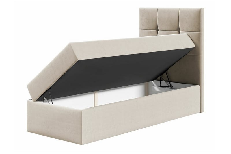 Sängram Boisdale 100x200 cm - Svart - Møbler - Senger - Sengeramme & sengestamme