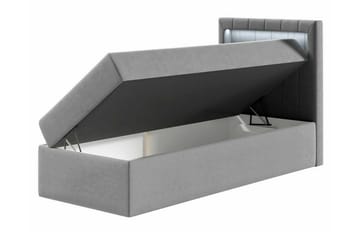 Sängram Boisdale 100x200 cm - SvartHvit - Møbler - Senger - Sengeramme & sengestamme