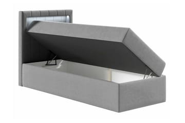 Sängram Boisdale 100x200 cm - Turkis/Brun - Møbler - Senger - Sengeramme & sengestamme