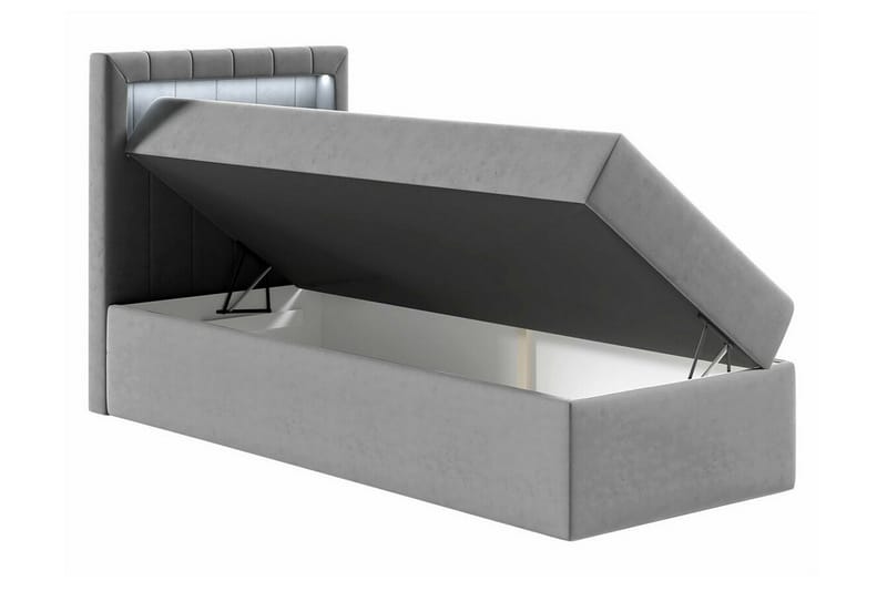 Sängram Boisdale 100x200 cm - Turkis/Brun - Møbler - Senger - Sengeramme & sengestamme
