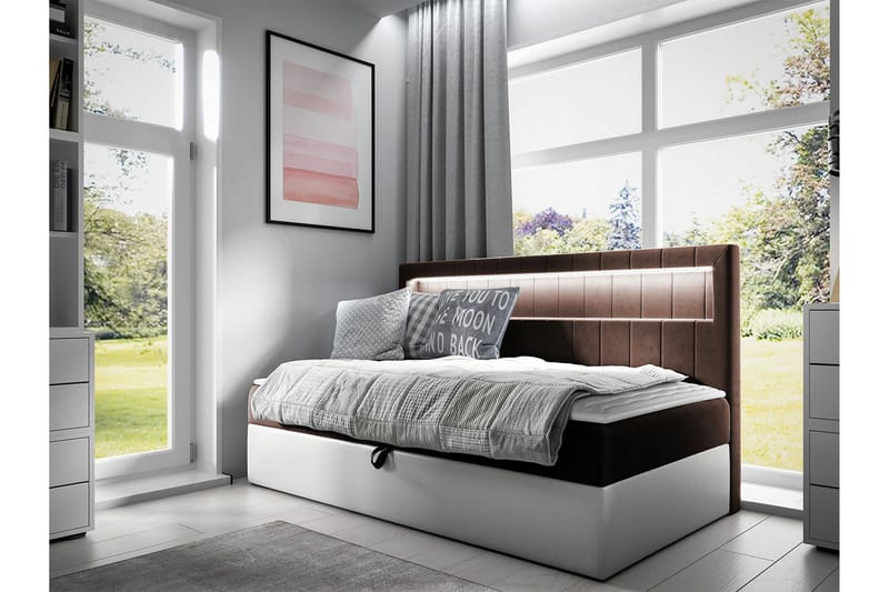 Sängram Boisdale 100x200 cm - Møbler - Senger - Sengeramme & sengestamme