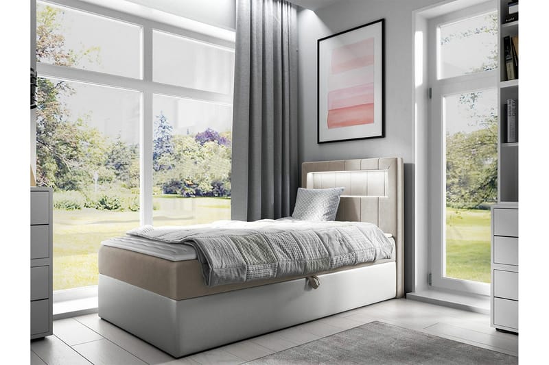 Sängram Boisdale 100x200 cm - Møbler - Senger - Sengeramme & sengestamme