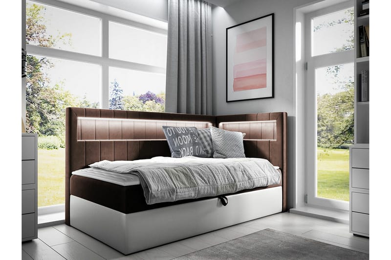 Sängram Boisdale 100x200 cm - Møbler - Senger - Sengeramme & sengestamme