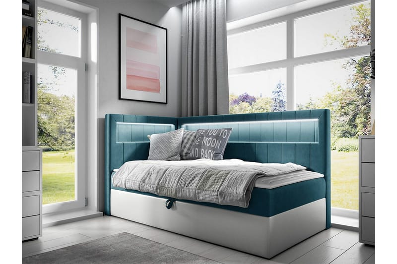 Sängram Boisdale 100x200 cm - Møbler - Senger - Sengeramme & sengestamme