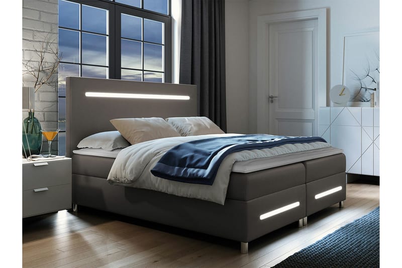 Sängram Boisdale 140x200 cm - Møbler - Senger - Sengeramme & sengestamme