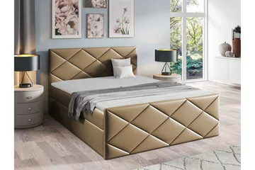 Sängram Boisdale 140x200 cm - Møbler - Senger - Sengeramme & sengestamme