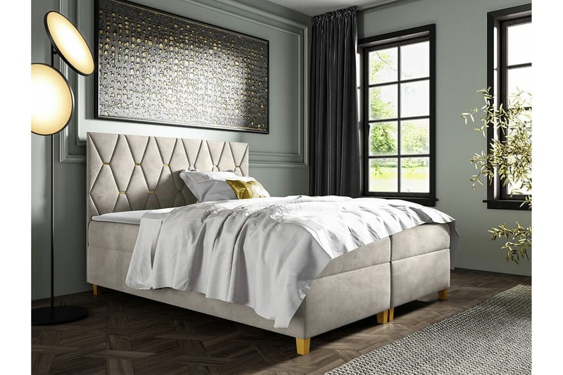 Sängram Boisdale 140x200 cm - Møbler - Senger - Sengeramme & sengestamme