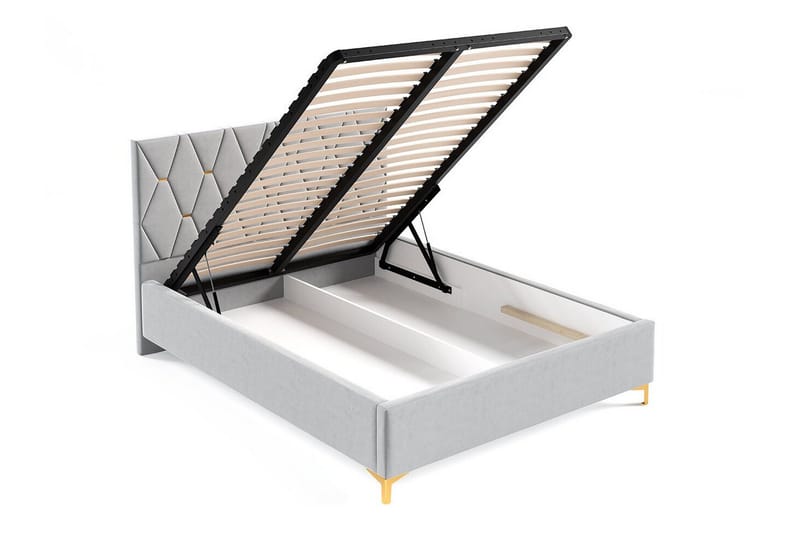 Sängram Boisdale 140x200 cm - Møbler - Senger - Sengeramme & sengestamme