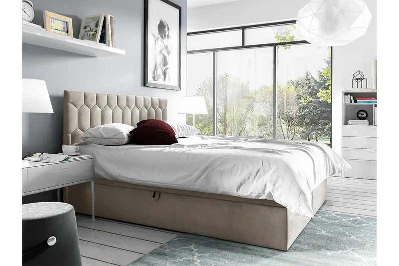 Sängram Boisdale 140x200 cm - Møbler - Senger - Sengeramme & sengestamme