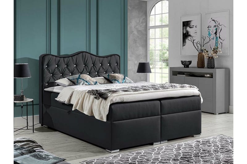 Sängram Boisdale 140x200 cm - Møbler - Senger - Sengeramme & sengestamme