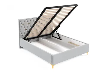 Sängram Boisdale 140x200 cm - Møbler - Senger - Sengeramme & sengestamme