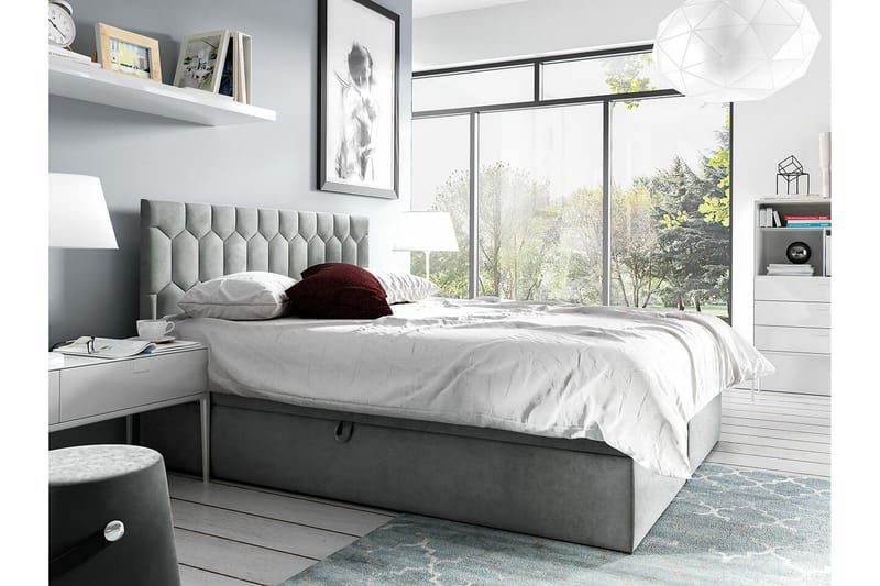 Sängram Boisdale 140x200 cm - Møbler - Senger - Sengeramme & sengestamme