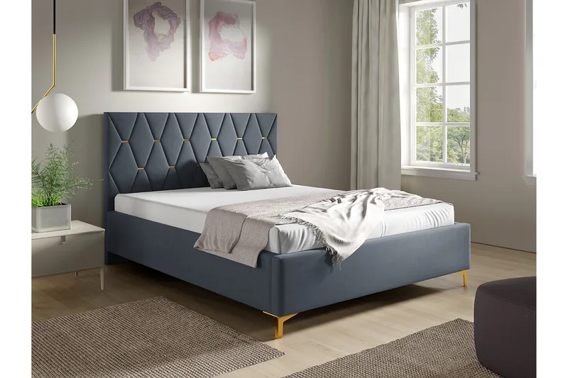 Sängram Boisdale 140x200 cm - Møbler - Senger - Sengeramme & sengestamme