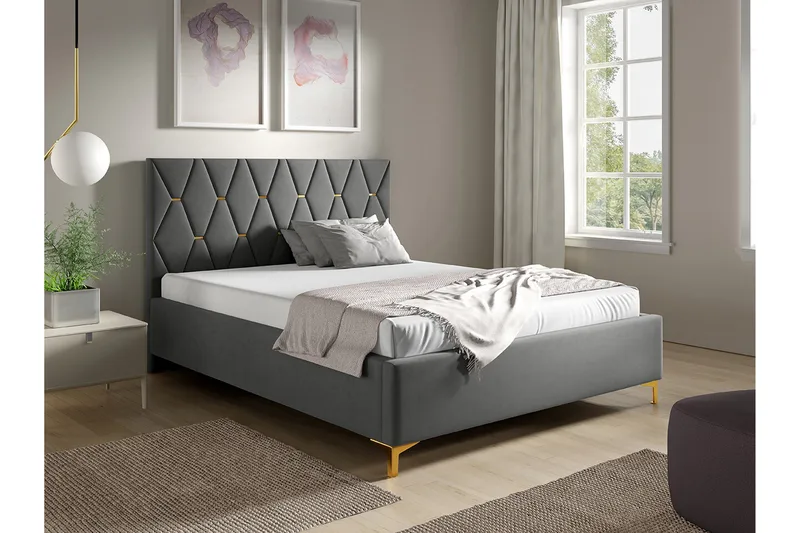 Sängram Boisdale 160x200 cm - Møbler - Senger - Sengeramme & sengestamme