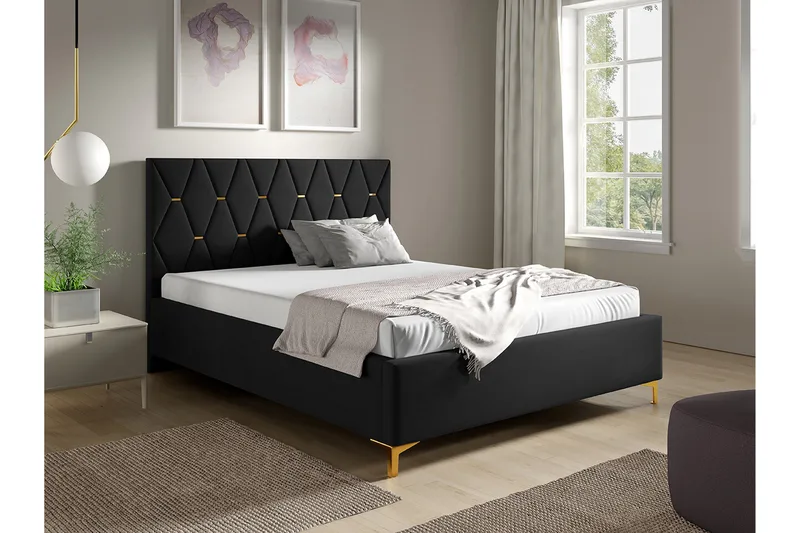 Sängram Boisdale 160x200 cm - Møbler - Senger - Sengeramme & sengestamme