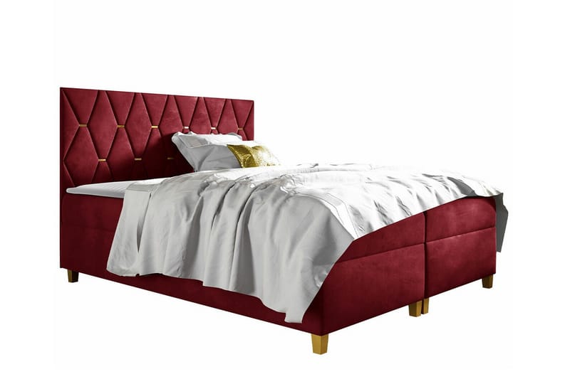 Sängram Boisdale 180x200 cm - Rød - Sengeramme & sengestamme