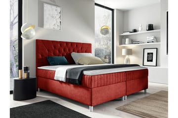 Sängram Boisdale 180x200 cm - Rød - Møbler - Senger - Sengeramme & sengestamme