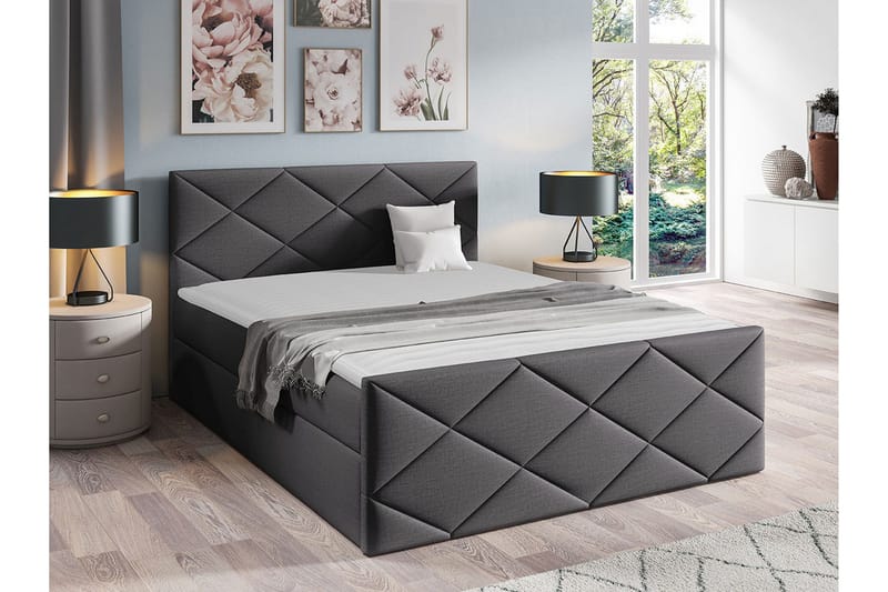 Sängram Boisdale 180x200 cm - Møbler - Senger - Sengeramme & sengestamme