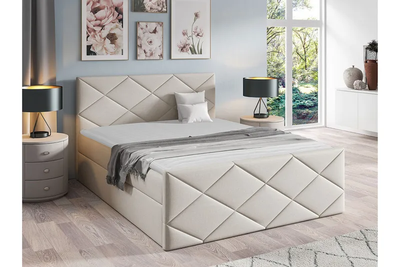 Sängram Boisdale 180x200 cm - Møbler - Senger - Sengeramme & sengestamme