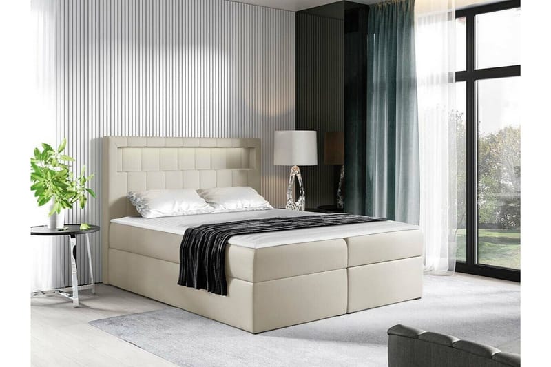 Sängram Boisdale 200x200 cm - Møbler - Senger - Sengeramme & sengestamme
