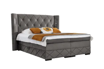 Sängram Boisdale 200x200 cm - Møbler - Senger - Sengeramme & sengestamme