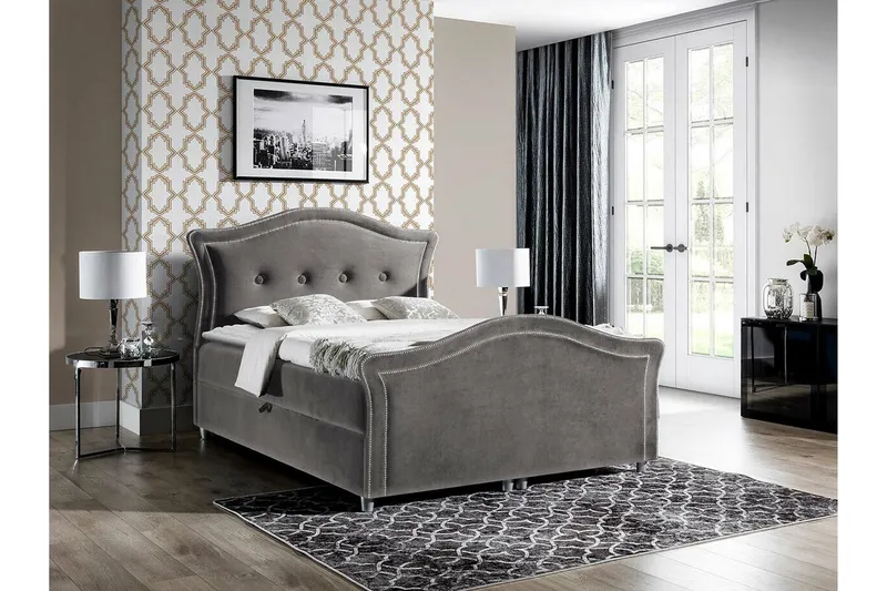 Sängram Boisdale 200x200 cm - Møbler - Senger - Sengeramme & sengestamme