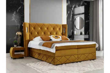 Sängram Boisdale 200x200 cm - Møbler - Senger - Sengeramme & sengestamme