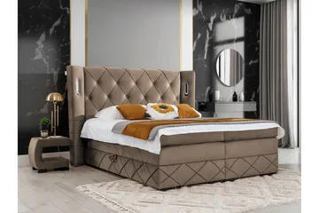 Sängram Boisdale 200x200 cm - Møbler - Senger - Sengeramme & sengestamme