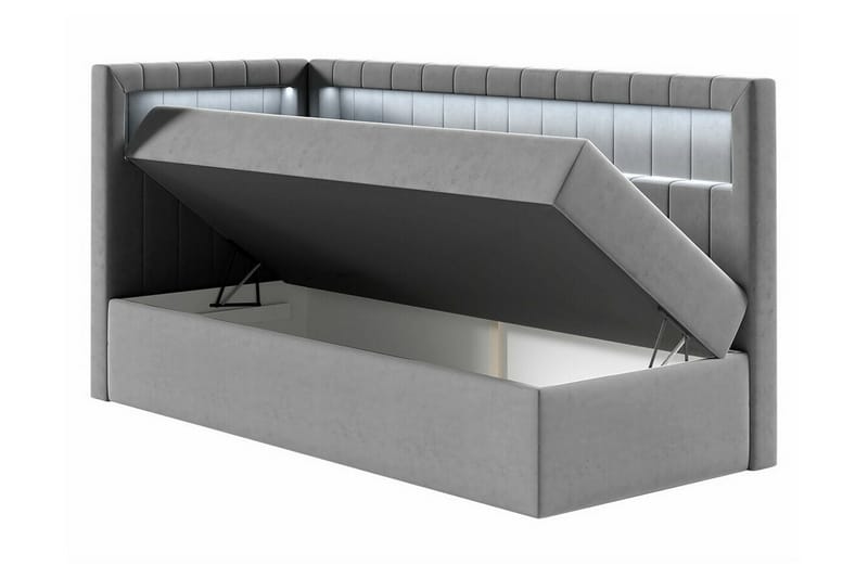 Sängram Boisdale 80x200 cm - Mørkeblå - Møbler - Senger - Sengeramme & sengestamme
