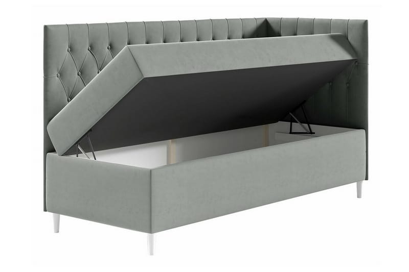 Sängram Boisdale 80x200 cm - Mørkeblå/Svart - Møbler - Senger - Sengeramme & sengestamme