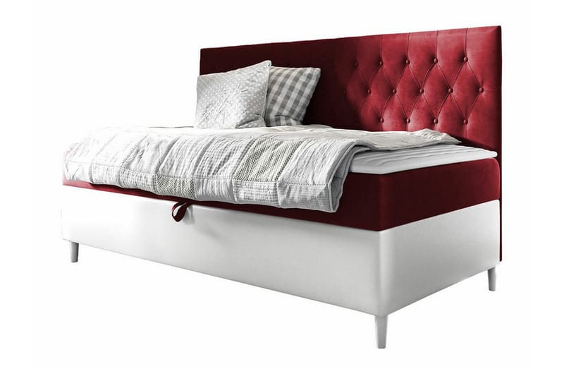 Sängram Boisdale 80x200 cm - Rød - Møbler - Senger - Sengeramme & sengestamme